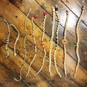 Handmade hemp jewelry